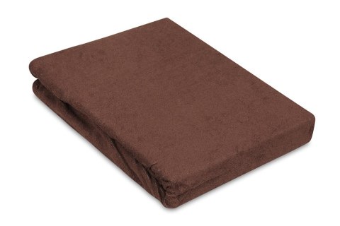 Prześcieradło frotte z gumką 120x200 czekoladowe 18 Classic Prześcieradło frotte z gumką 120x200 czekoladowe 18 Classic