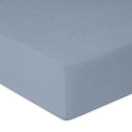 Prześcieradło frotte z gumką 120x200 grafitowe 44 Premium