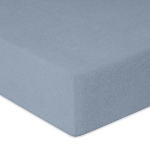 Prześcieradło frotte z gumką 120x200 grafitowe 44 Premium Prześcieradło frotte z gumką 120x200 grafitowe 44 Premium