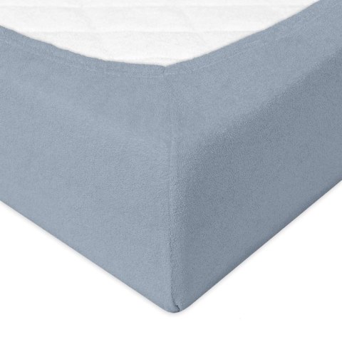 Prześcieradło frotte z gumką 120x200 grafitowe 44 Premium Prześcieradło frotte z gumką 120x200 grafitowe 44 Premium