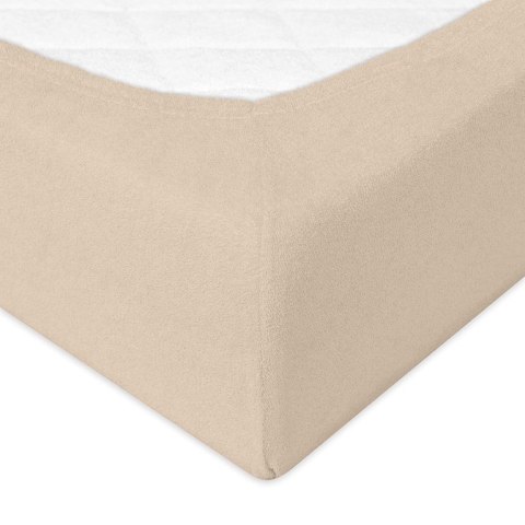 Prześcieradło frotte z gumką 140x200 beżowe 16 Classic Prześcieradło frotte z gumką 140x200 beżowe 16 Classic