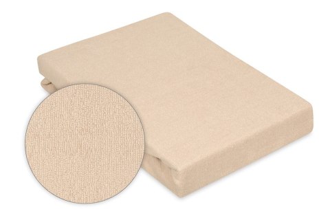 Prześcieradło frotte z gumką 140x200 beżowe 16 Classic Prześcieradło frotte z gumką 140x200 beżowe 16 Classic