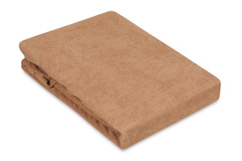 Prześcieradło frotte z gumką 140x200 brązowe 17 Premium Prześcieradło frotte z gumką 140x200 brązowe 17 Premium