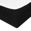 Prześcieradło frotte z gumką 140x200 czarne 48 Premium Prześcieradło frotte z gumką 140x200 czarne 48 Premium