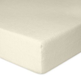 Prześcieradło frotte z gumką 140x200 ekri 02 Classic