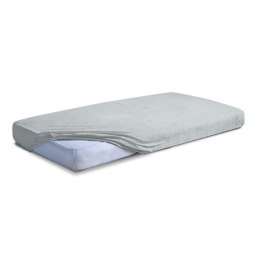 Prześcieradło frotte z gumką 140x200 szare 42 Premium