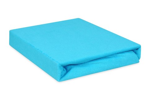 Prześcieradło frotte z gumką 140x200 turkusowe 31 Premium Prześcieradło frotte z gumką 140x200 turkusowe 31 Premium