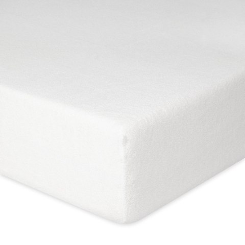 Prześcieradło frotte z gumką 180x200 białe 01 Premium Prześcieradło frotte z gumką 180x200 białe 01 Premium