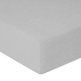 Prześcieradło frotte z gumką 180x200 szare 42 Classic