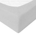Prześcieradło frotte z gumką 180x200 szare 42 Classic