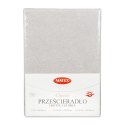 Prześcieradło frotte z gumką 180x200 szare 42 Classic