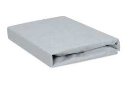 Prześcieradło frotte z gumką 220x200 szare 42 Premium