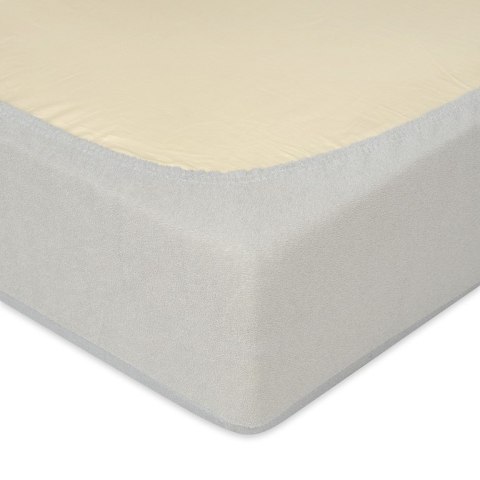 Prześcieradło frotte z gumką 220x200 szare 42 Premium Prześcieradło frotte z gumką 220x200 szare 42 Premium