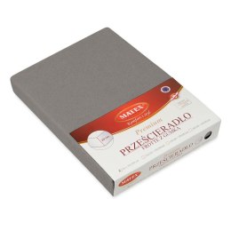 Prześcieradło frotte z gumką 90x200 antracytowe 45 Classic