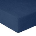 Prześcieradło frotte z gumką 90x200 granatowe 47 Premium Prześcieradło frotte z gumką 90x200 granatowe 47 Premium