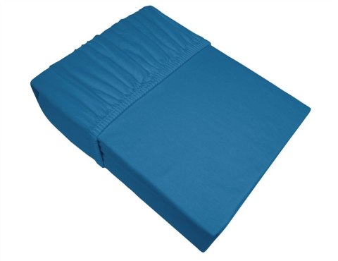 Prześcieradło jersey 220x200 turkusowe z gumką Bielbaw Prześcieradło jersey 220x200 turkusowe z gumką Bielbaw