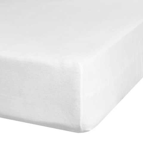 Prześcieradło jersey 4 z gumką 160x200 białe na wysoki materac 30 cm 190 g/m2 Eurofirany Prześcieradło jersey 4 z gumką 160x200 białe na wysoki materac 30 cm 190 g/m2 Eurofirany