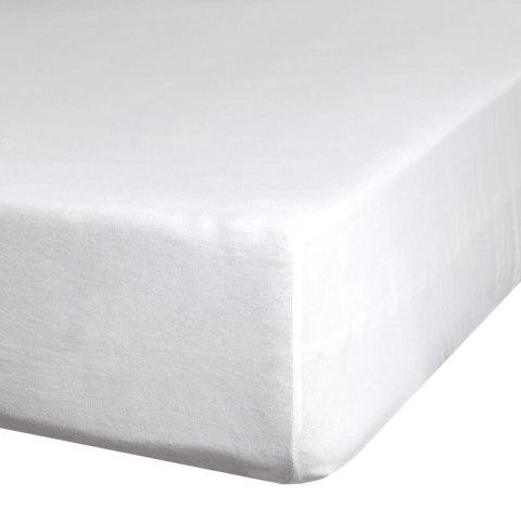 Prześcieradło jersey 4 z gumką 160x200 kremowe na wysoki materac 30 cm 190 g/m2 Eurofirany Prześcieradło jersey 4 z gumką 160x200 kremowe na wysoki materac 30 cm 190 g/m2 Eurofirany