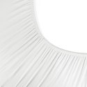 Prześcieradło jersey 4 z gumką 160x200 kremowe na wysoki materac 30 cm 190 g/m2 Eurofirany