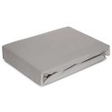 Prześcieradło jersey 4 z gumką 220x200 srebrne na wysoki materac 30 cm 190 g/m2 Eurofirany Prześcieradło jersey 4 z gumką 220x200 srebrne na wysoki materac 30 cm 190 g/m2 Eurofirany