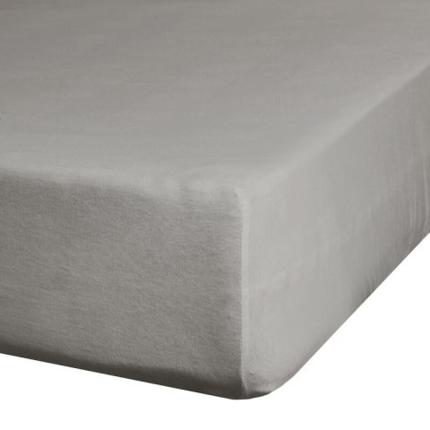 Prześcieradło jersey 4 z gumką 220x200 srebrne na wysoki materac 30 cm 190 g/m2 Eurofirany Prześcieradło jersey 4 z gumką 220x200 srebrne na wysoki materac 30 cm 190 g/m2 Eurofirany