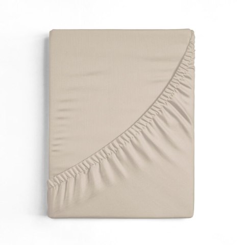 Prześcieradło jersey 4 z gumką 240x220 beżowe na wysoki materac 30 cm 190 g/m2 Eurofirany Prześcieradło jersey 4 z gumką 240x220 beżowe na wysoki materac 30 cm 190 g/m2 Eurofirany