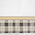 Ręcznik Angel 70x140 biały złoty świąteczny 480 g/m2 Eurofirany
