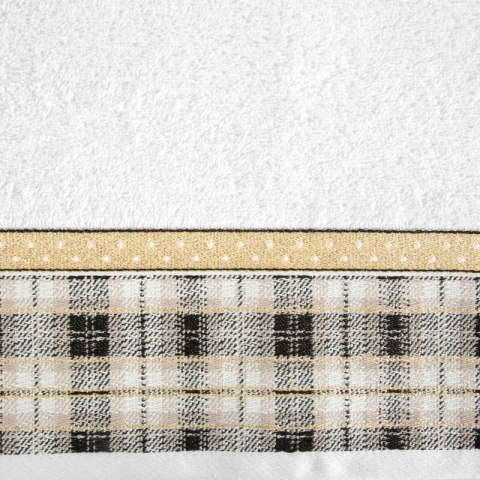 Ręcznik Angel 70x140 biały złoty świąteczny 480 g/m2 Eurofirany Ręcznik Angel 70x140 biały złoty świąteczny 480 g/m2 Eurofirany