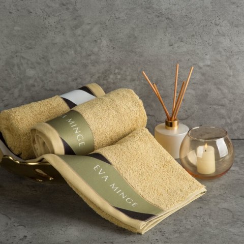 Ręcznik Eva 1 50x90 beżowy frotte 485 g/m2 frotte Eva Minge Eurofirany Ręcznik Eva 1 50x90 beżowy frotte 485 g/m2 frotte Eva Minge Eurofirany