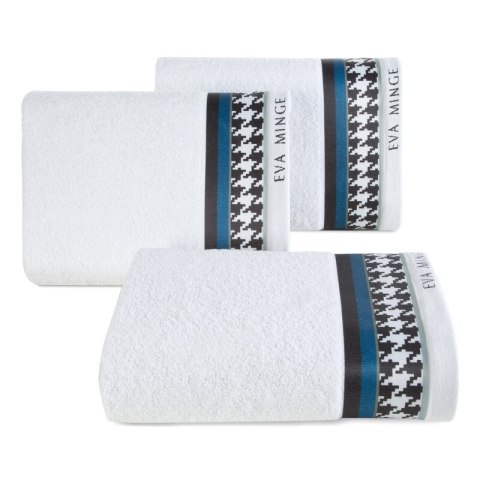 Ręcznik Eva 8 30x50 biały frotte 485 g/m2 frotte Eva Minge Eurofirany Ręcznik Eva 8 30x50 biały frotte 485 g/m2 frotte Eva Minge Eurofirany