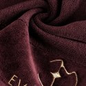 Ręcznik Gaja 30x50 bordowy frotte 550 g/m2 frotte Eva Minge Eurofirany Ręcznik Gaja 30x50 bordowy frotte 550 g/m2 frotte Eva Minge Eurofirany