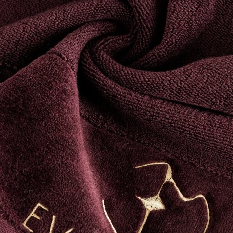 Ręcznik Gaja 30x50 bordowy frotte 550 g/m2 frotte Eva Minge Eurofirany Ręcznik Gaja 30x50 bordowy frotte 550 g/m2 frotte Eva Minge Eurofirany