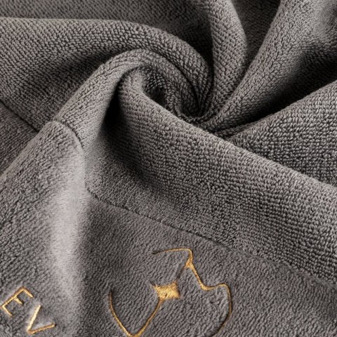 Ręcznik Gaja 70x140 srebrny frotte 550 g/m2 frotte Eva Minge Eurofirany Ręcznik Gaja 70x140 srebrny frotte 550 g/m2 frotte Eva Minge Eurofirany