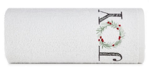 Ręcznik Santa 70x140 biały świąteczny 18 450 g/m2 Eurofirany Ręcznik Santa 70x140 biały świąteczny 18 450 g/m2 Eurofirany