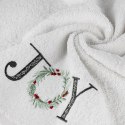 Ręcznik Santa 70x140 biały świąteczny 18 450 g/m2 Eurofirany Ręcznik Santa 70x140 biały świąteczny 18 450 g/m2 Eurofirany