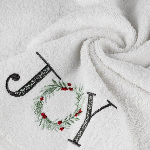Ręcznik Santa 70x140 biały świąteczny 18 450 g/m2 Eurofirany Ręcznik Santa 70x140 biały świąteczny 18 450 g/m2 Eurofirany