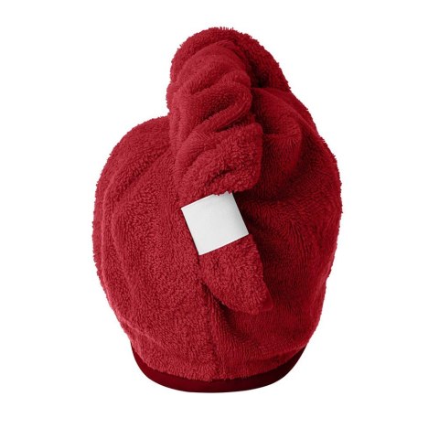 Turban kąpielowy 65x23 czerwony frotte new ręcznik do włosów na głowę Turban kąpielowy 65x23 czerwony frotte new ręcznik do włosów na głowę