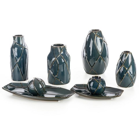 Wazon ceramiczny 13x30 Teo 01 turkusowy Eurofirany Wazon ceramiczny 13x30 Teo 01 turkusowy Eurofirany
