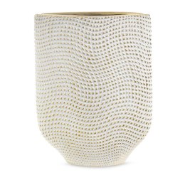Wazon ceramiczny 21x8x27 Verda biały Eurofirany