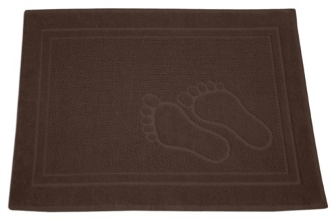 Dywanik łazienkowy 50x70 brązowy Feet Greno Dywanik łazienkowy 50x70 brązowy Feet Greno
