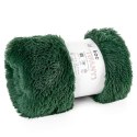 Koc narzuta na fotel 70X160 Tiffany 1 ciemnozielony włochacz pled D91 Koc narzuta na fotel 70X160 Tiffany 1 ciemnozielony włochacz pled D91