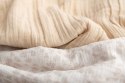 Kocyk 75x100 Muslin Designe beżowy biały w różyczki BabyMatex Kocyk 75x100 Muslin Designe beżowy biały w różyczki BabyMatex