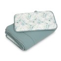 Kołdra 80x100 poduszka 30x40 muślinowa zielona beżowa kwiaty Muslin design komplet Kołdra 80x100 poduszka 30x40 muślinowa zielona beżowa kwiaty Muslin design komplet