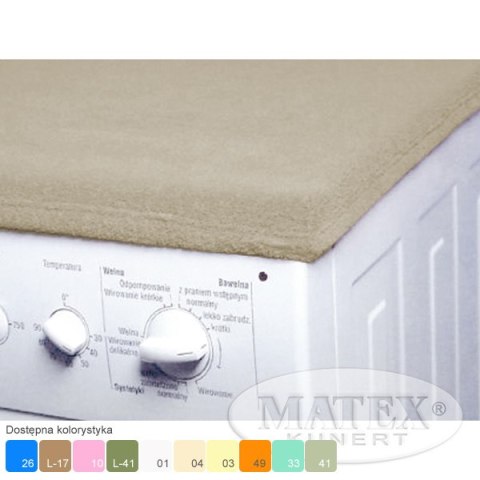 Nakrycie na pralkę 50x60 beżowe Matex Nakrycie na pralkę 50x60 beżowe Matex