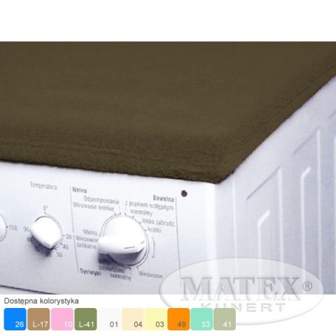 Nakrycie na pralkę 50x60 brązowe Matex Nakrycie na pralkę 50x60 brązowe Matex