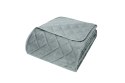 Narzuta dekoracyjna 200x220 Pierre szara welurowa geometria Narzuta dekoracyjna 200x220 Pierre szara welurowa geometria