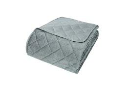 Narzuta dekoracyjna 200x220 Pierre szara welurowa geometria