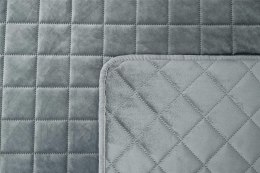 Narzuta dekoracyjna 200x220 Pierre szara welurowa geometria
