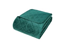 Narzuta dekoracyjna 200x220 Pierre zielona welurowa geometria