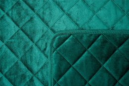 Narzuta dekoracyjna 200x220 Pierre zielona welurowa geometria